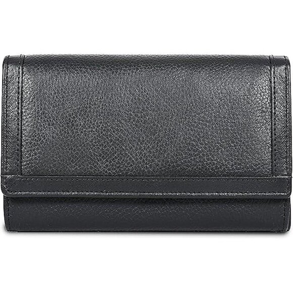 Handbags - Leather Wallet For Women RFID Blocking Slim Minimalist Ladies Long Clutch Purse